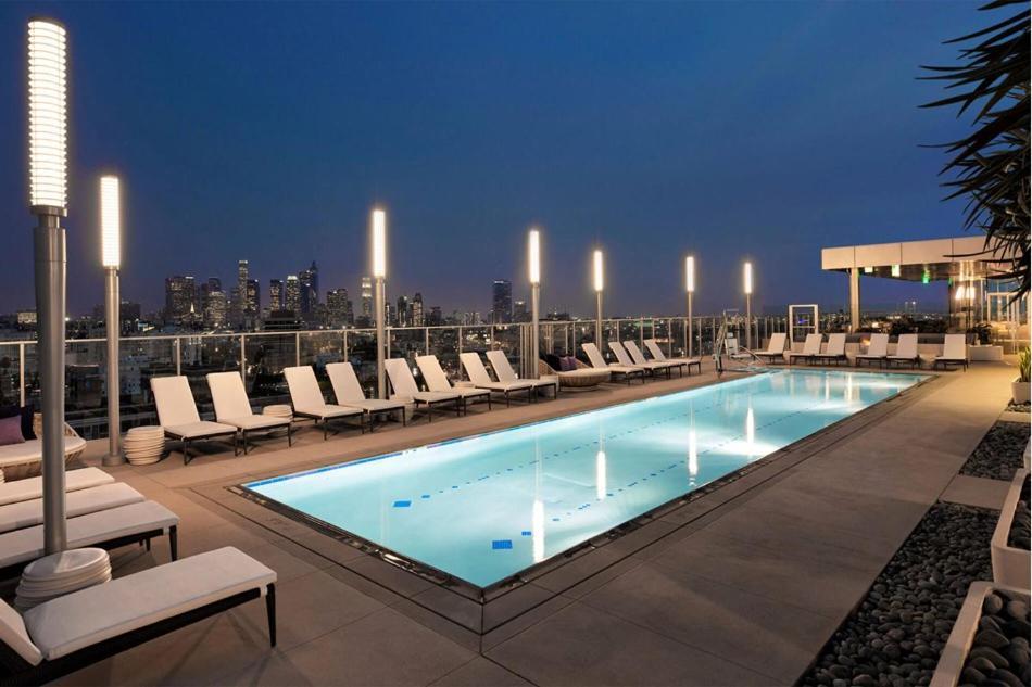 Modern Luxury 2 Bed With Panoramic City Views In Downtown La Los Ángeles Exterior foto